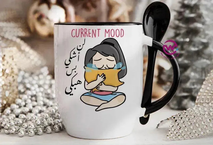 Mug-With Spoon - Jobs Comics - WE PRINT