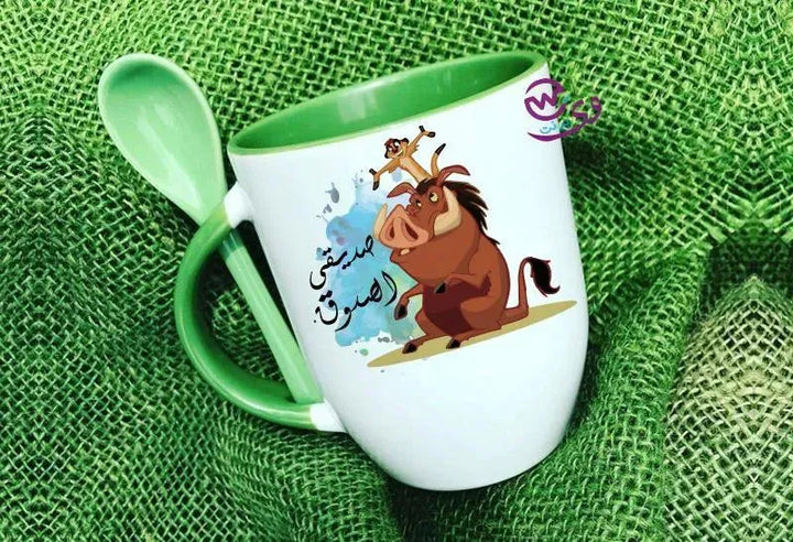 Mug-With Spoon -Lion King - WE PRINT