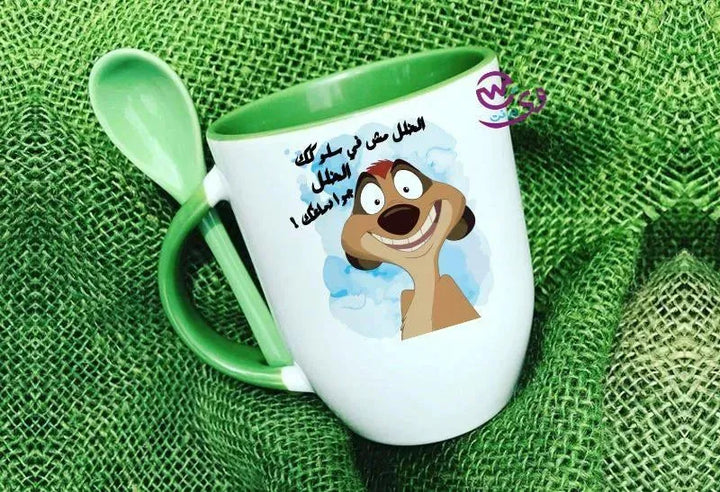 Mug-With Spoon -Lion King - WE PRINT