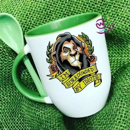 Mug-With Spoon -Lion King - WE PRINT