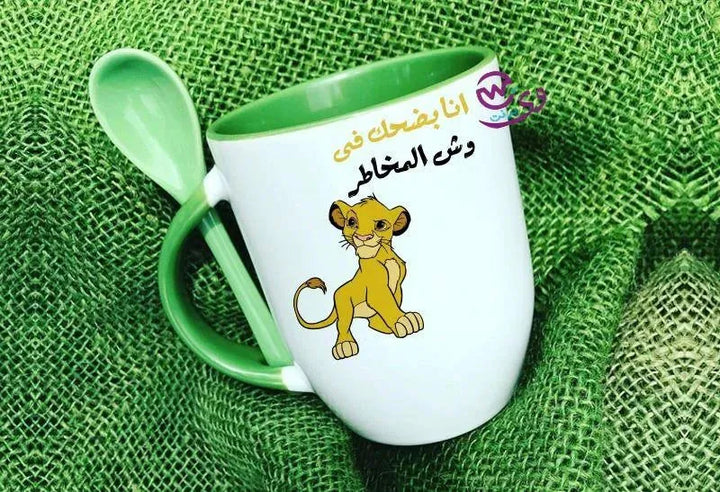 Mug-With Spoon -Lion King - WE PRINT