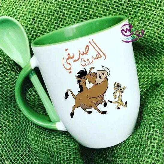 Mug-With Spoon -Lion King - WE PRINT