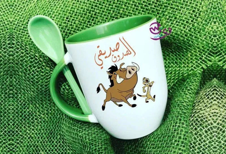 Mug-With Spoon -Lion King - WE PRINT