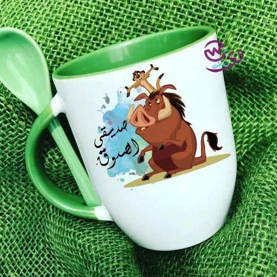 Mug-With Spoon -Lion King - WE PRINT