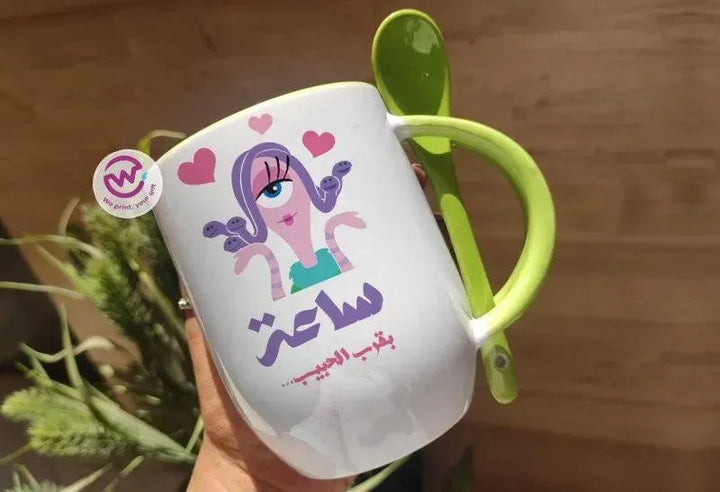 Mug-With Spoon - Monster Inc-A - WE PRINT