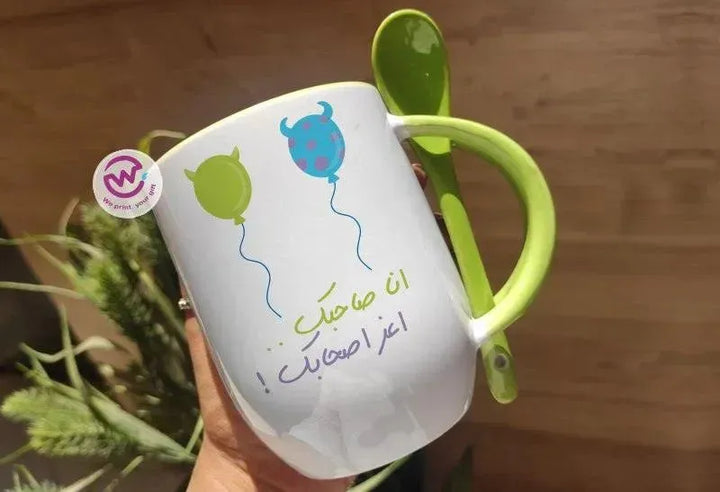 Mug-With Spoon - Monster Inc-A - WE PRINT