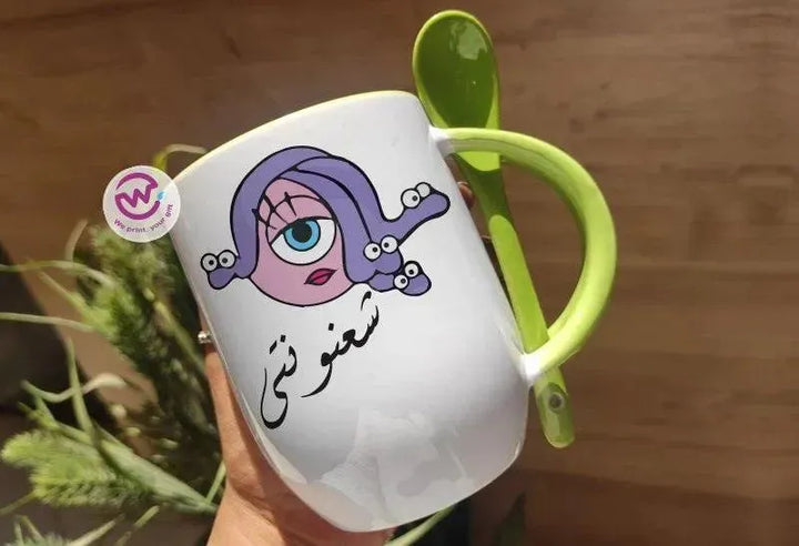 Mug-With Spoon - Monster Inc-A - WE PRINT