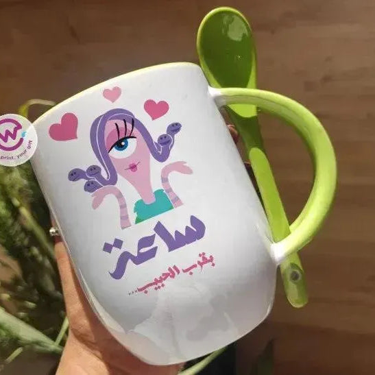 Mug-With Spoon - Monster Inc-A - WE PRINT
