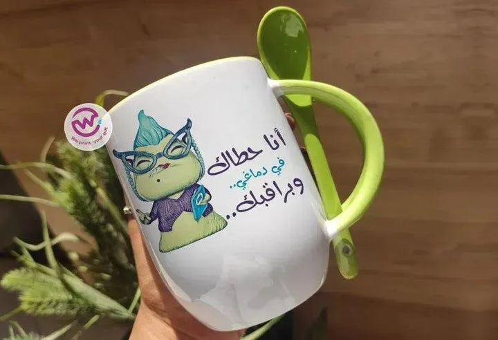 Mug-With Spoon - Monster Inc-A - WE PRINT