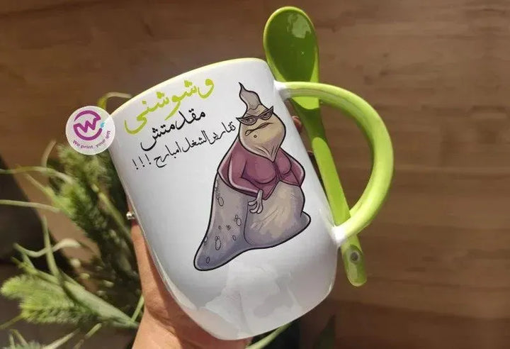 Mug-With Spoon - Monster Inc-A - WE PRINT