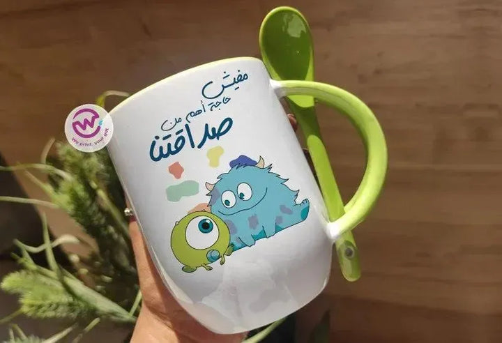 Mug-With Spoon - Monster Inc-A - WE PRINT