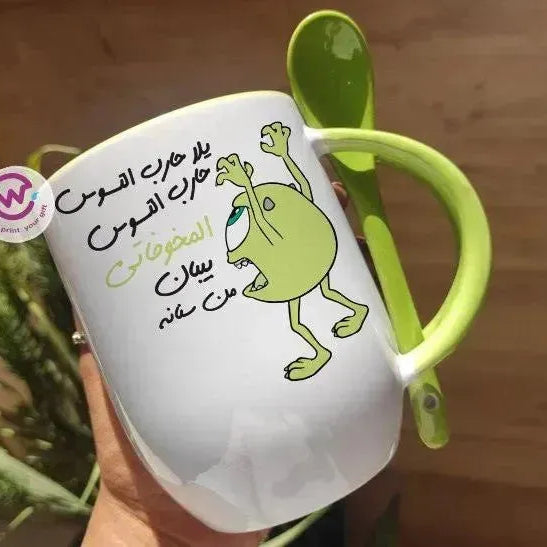 Mug-With Spoon - Monster Inc-A - WE PRINT