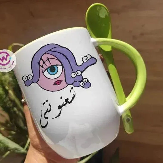 Mug-With Spoon - Monster Inc-A - WE PRINT