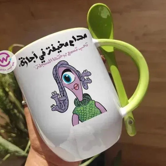 Mug-With Spoon - Monster Inc-A - WE PRINT