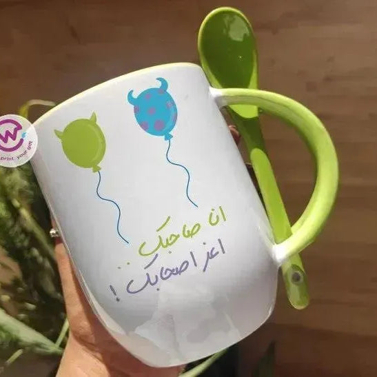 Mug-With Spoon - Monster Inc-A - WE PRINT