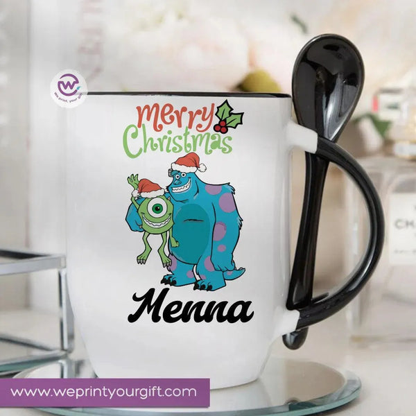 Mug-With Spoon - Monster Inc-B - WE PRINT