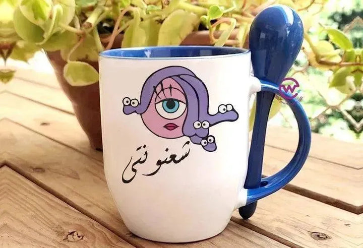 Mug-With Spoon - Monster Inc. - WE PRINT