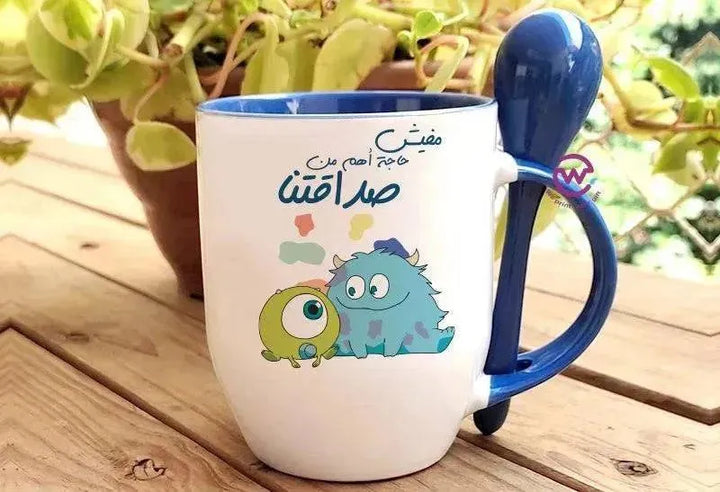 Mug-With Spoon - Monster Inc. - WE PRINT