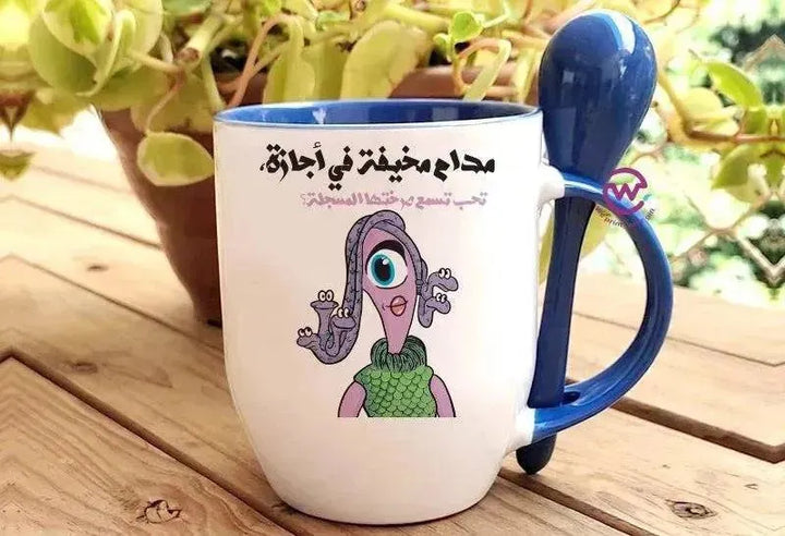 Mug-With Spoon - Monster Inc. - WE PRINT