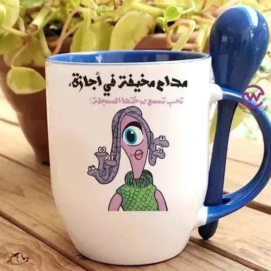 Mug-With Spoon - Monster Inc. - WE PRINT