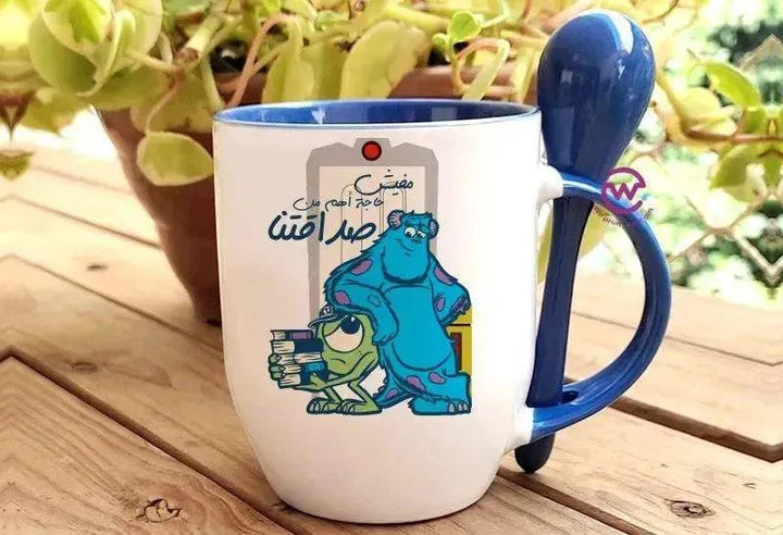 Mug-With Spoon - Monster Inc. - WE PRINT