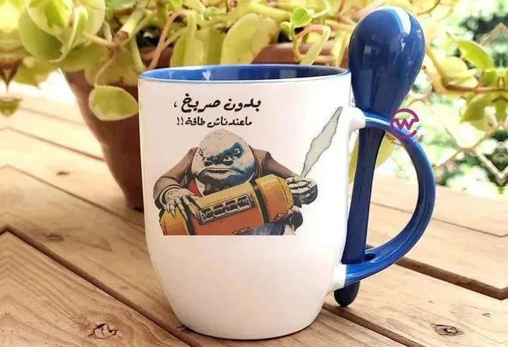 Mug-With Spoon - Monster Inc. - WE PRINT