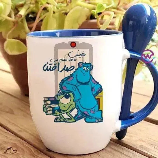 Mug-With Spoon - Monster Inc. - WE PRINT