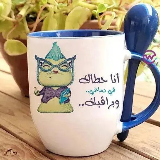 Mug-With Spoon - Monster Inc. - WE PRINT