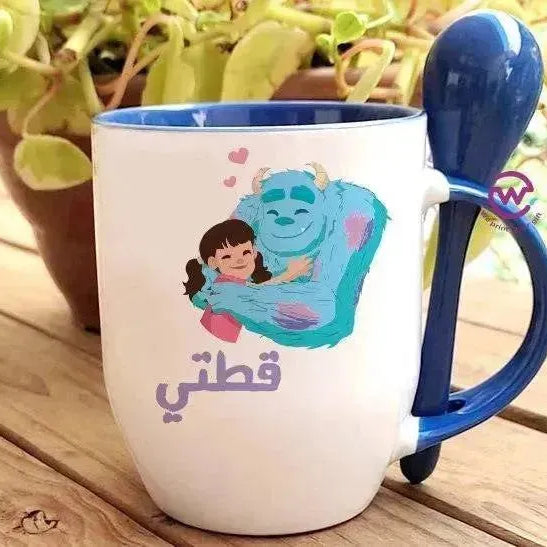 Mug-With Spoon - Monster Inc. - WE PRINT