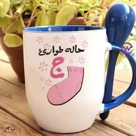 Mug-With Spoon - Monster Inc. - WE PRINT