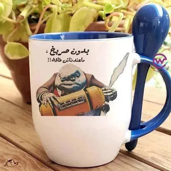 Mug-With Spoon - Monster Inc. - WE PRINT