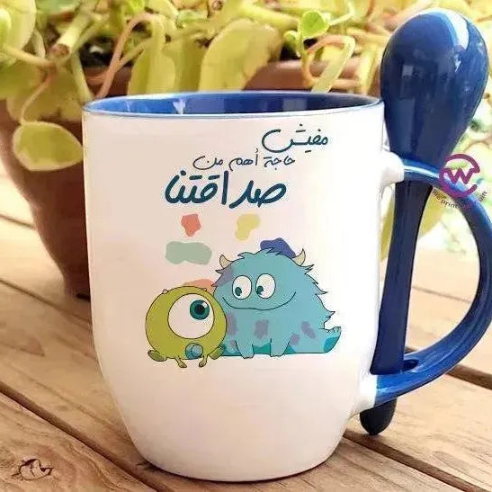 Mug-With Spoon - Monster Inc. - WE PRINT