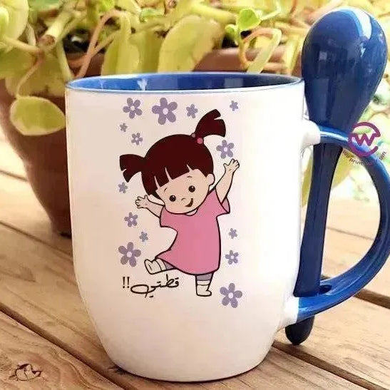 Mug-With Spoon - Monster Inc. - WE PRINT