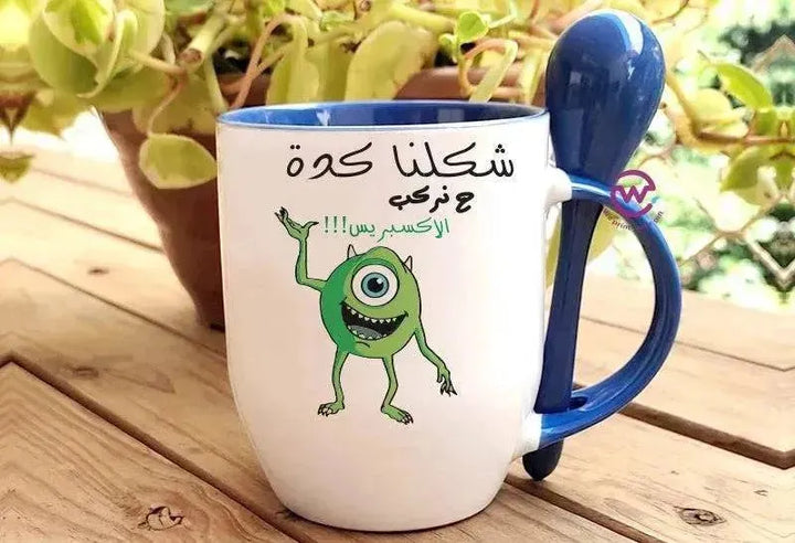 Mug-With Spoon - Monster Inc. - WE PRINT