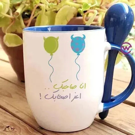 Mug-With Spoon - Monster Inc. - WE PRINT
