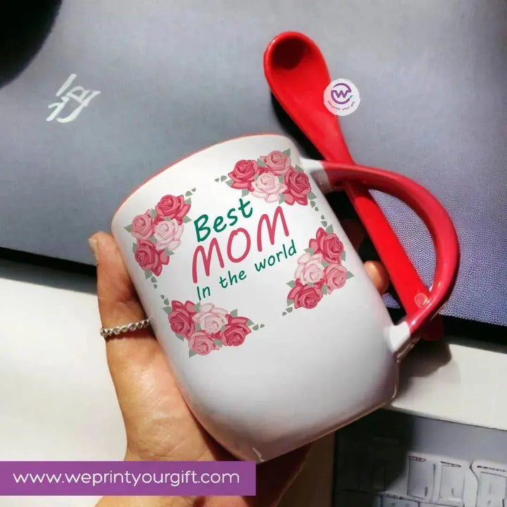 Mug-With Spoon - Mother's Day 1 - WE PRINT