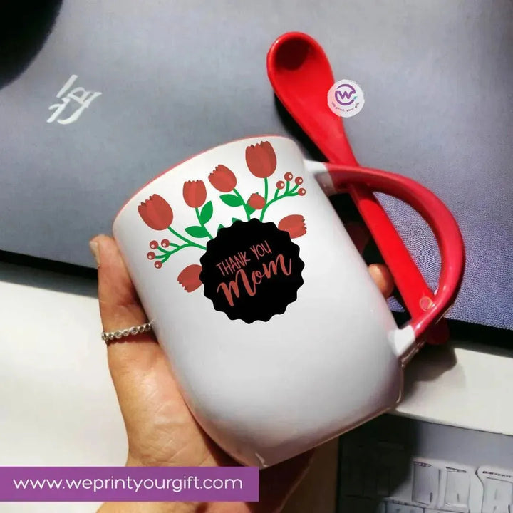 Mug-With Spoon - Mother's Day 1 - WE PRINT