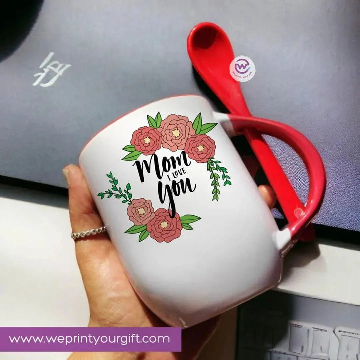 Mug-With Spoon - Mother's Day 1 - WE PRINT