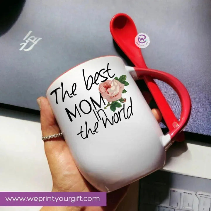 Mug-With Spoon - Mother's Day 1 - WE PRINT