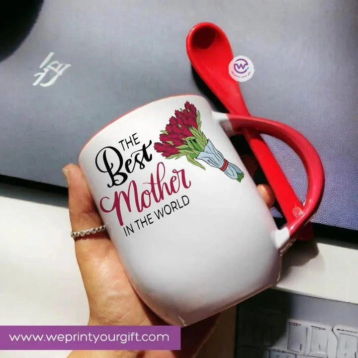 Mug-With Spoon - Mother's Day 1 - WE PRINT