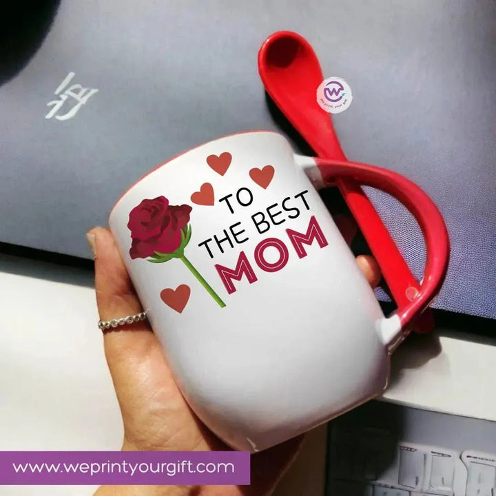 Mug-With Spoon - Mother's Day 1 - WE PRINT