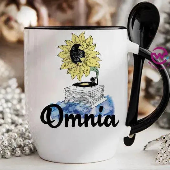 Mug-With Spoon - Names - WE PRINT
