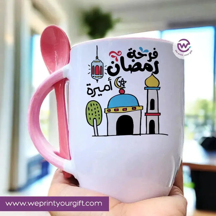 Mug-With Spoon -Ramadan -A - WE PRINT