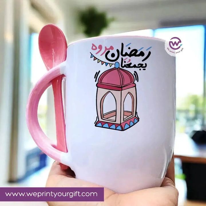 Mug-With Spoon -Ramadan -A - WE PRINT