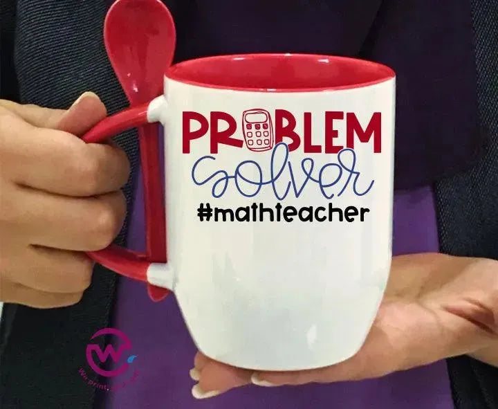 Mug-With Spoon -Teachers - WE PRINT