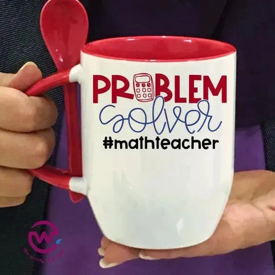 Mug-With Spoon -Teachers - WE PRINT