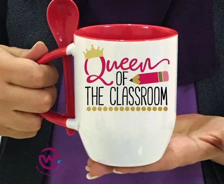 Mug-With Spoon -Teachers - WE PRINT