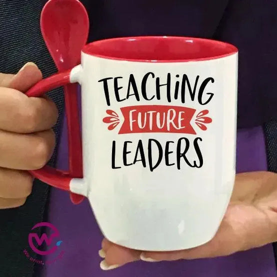 Mug-With Spoon -Teachers - WE PRINT