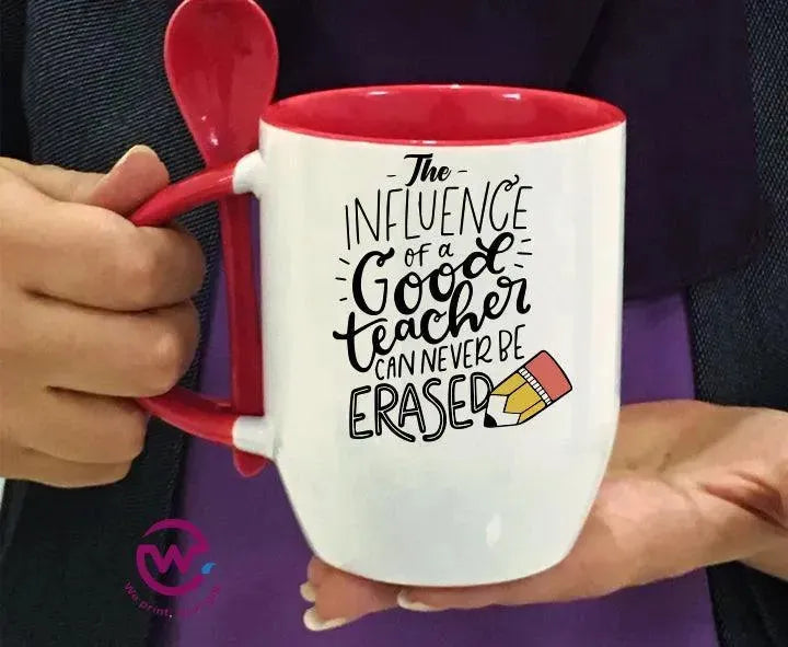 Mug-With Spoon -Teachers - WE PRINT