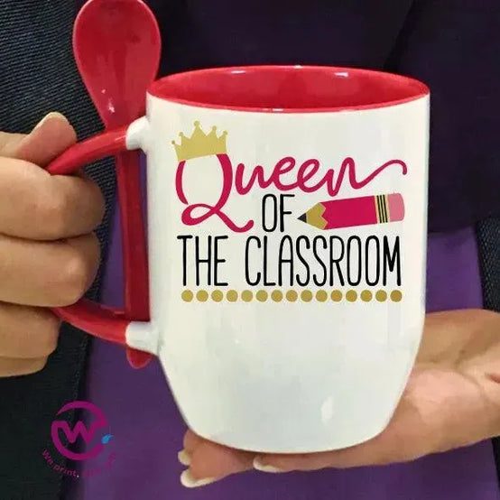 Mug-With Spoon -Teachers - WE PRINT